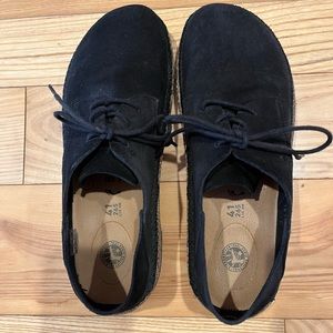 Womens Birkenstock shoes.